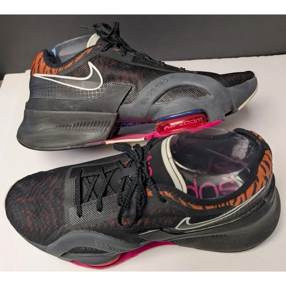 Nike Air Zoom SuperRep 3 Sneakers WOMENS SIZE 9 Crossfit Running Shoes Tiger